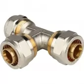 Тройник винтовой Stout 26x26x26