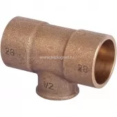 Тройник 28x1/2x28 ВП-ВР-ВП Sanha 4130g, бронза 141302812