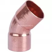 Отвод 45° 35 ВП-ВП Sanha 5041, для медных труб под пайку 1504135