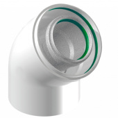 Отвод коаксиальный Termica 60/100 45°