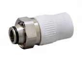Муфта с накидной гайкой евроконус Fusitek 20х3/4 PP-R