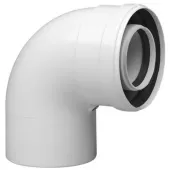 Отвод коаксиальный Buderus 60/100 90° Отвод коаксиальный Buderus 60/100 90°