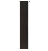 Алюминиевый радиатор Stout Sebino 1800 4 секции универсальное подключение (черный) Алюминиевый радиатор Stout Sebino 1800 4 секции универсальное подключение (черный)