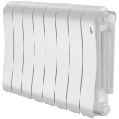 Биметаллический радиатор Royal Thermo Infinity 300 Bianco Traffico VR80 6 секций с нижним подключением