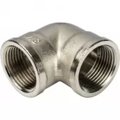 Угольник 3/4 ВВ никелированный Stout