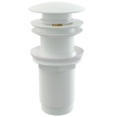 Донный клапан AlcaPlast A395B 11/4 click/clack без перелива белый