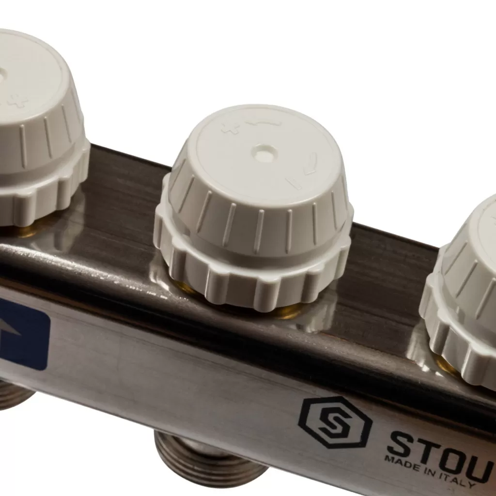 Коллектор Stout на 3 выхода из нержавеющей стали без расходомеров - SMS 0922 000003