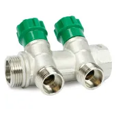 Коллектор TIM регулирующий под 45°, 3/4x1/2 на 2 выхода