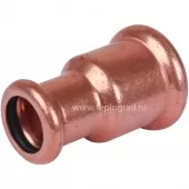 Муфта 22x15 ВПр-ВПр 6240 Sanha, для медных труб прессовая