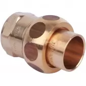 Сгон 22x3/4 ВП-ВР Sanha 4340g самоуплотняющийся, бронза 143402234