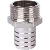 Штуцер 1x25 НР никелированный Stout