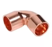 Угол 90° 22 ВП-ВП Sanha 5090, для медных труб под пайку 1509022