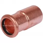 Переходник 28ax22 ВПр-НПр 6243 Sanha, для медных труб прессовой