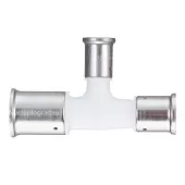 Пресс тройник Henco 32x20x26 белый Пресс тройник Henco 32x20x26 белый