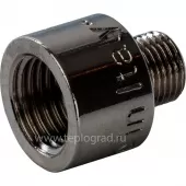 Муфта переходная 1/4x1/8 ВН никелированная Stout