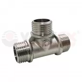 Тройник 1/2 НН никелированный Valfex