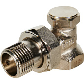 Клапан запорный угловой Rommer 1/2