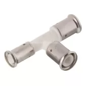 Пресс тройник Henco 20x20x16 белый Пресс тройник Henco 20x20x16 белый