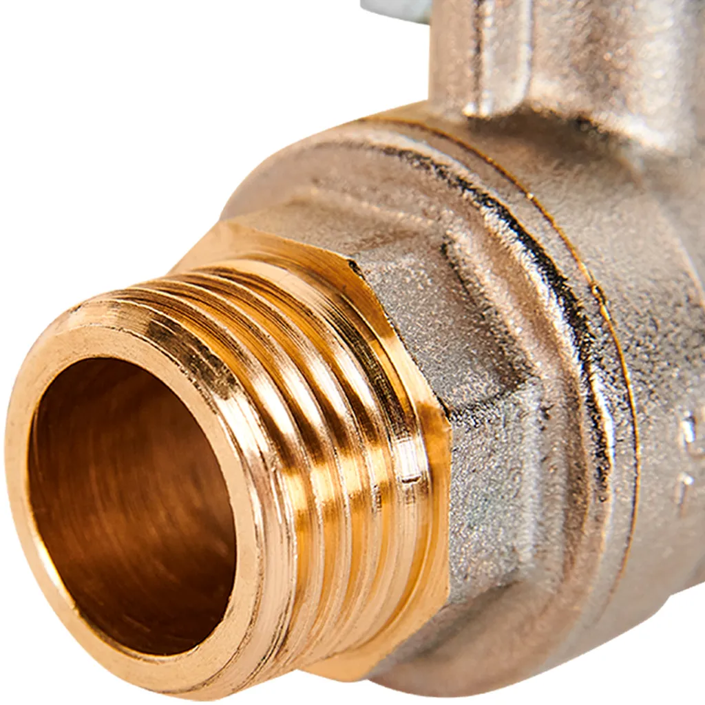 Шаровой кран Stout НР-ВР 1/2 полнопроходной, ручка рычаг