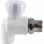 Угловой радиаторный кран Kalde 20x3/4