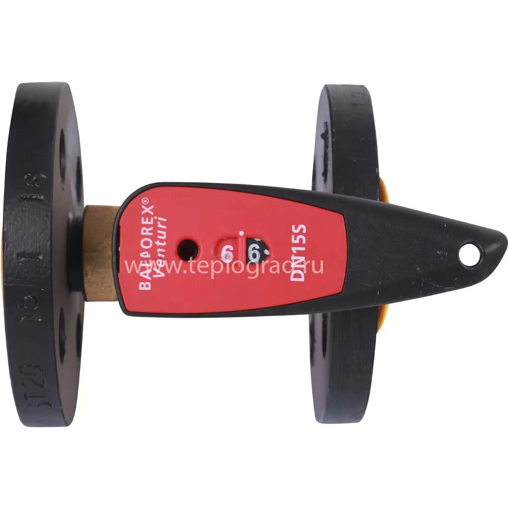 Балансировочный клапан Broen Venturi DRV DN15 PN16 Kvs 2,11 фланцевый