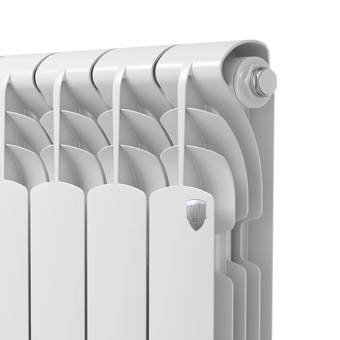Алюминиевый радиатор Royal Thermo Revolution 500 10 секций Алюминиевый радиатор Royal Thermo Revolution 500 10 секций