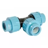 Тройник Unipump 40 для ПНД труб Тройник Unipump 40 для ПНД труб