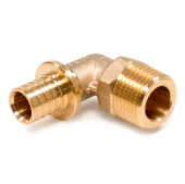 Угольник с наружной резьбой РЕХАУ MX 16x1/2 латунь Угольник с наружной резьбой РЕХАУ MX 16x1/2 латунь