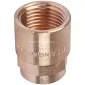 Переход 18x1/2 ВП-ВР Sanha 4270g, бронза 142701812