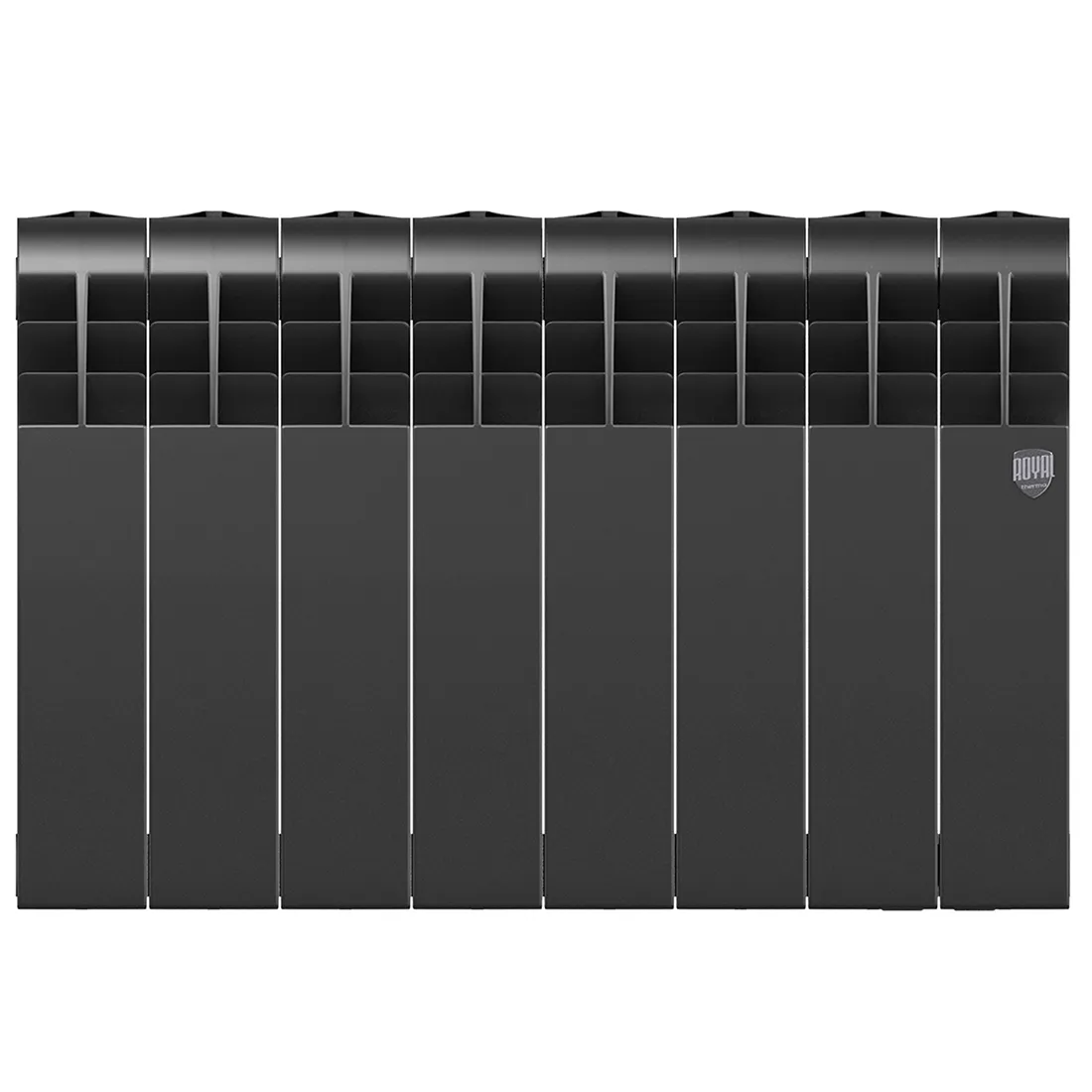 Биметаллический радиатор Royal Thermo BiLiner 350 Noir Sable 8 секций