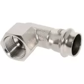 Угольник ВР 22х1/2 Rommer из нержавеющей стали прессовой