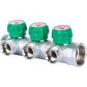 Коллектор регулирующий Stout 1, 3 отвода 3/4 Коллектор регулирующий Stout 1, 3 отвода 3/4