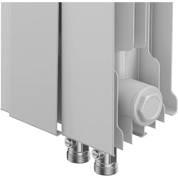 Биметаллический радиатор Royal Thermo PianoForte 500 Bianco Traffico VDR80 6 секций с нижним подключением