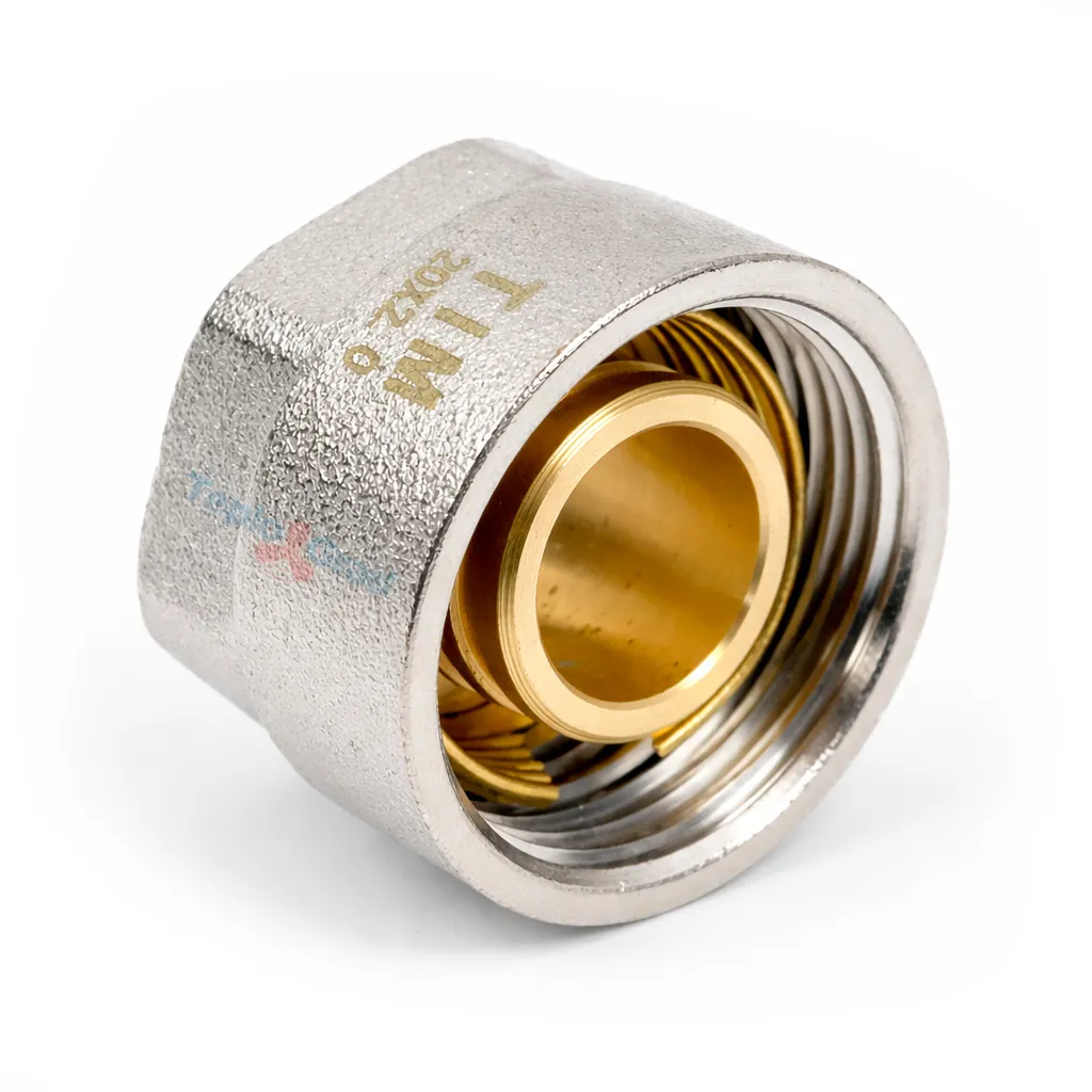 Резьбозажимное соединение TIM 20х2.0 - G 3/4" коллекторное для труб