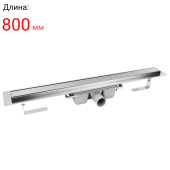 Душевой лоток TIM с двухсторонней решеткой (полная или под плитку) 70*800мм Душевой лоток TIM с двухсторонней решеткой (полная или под плитку) 70*800мм