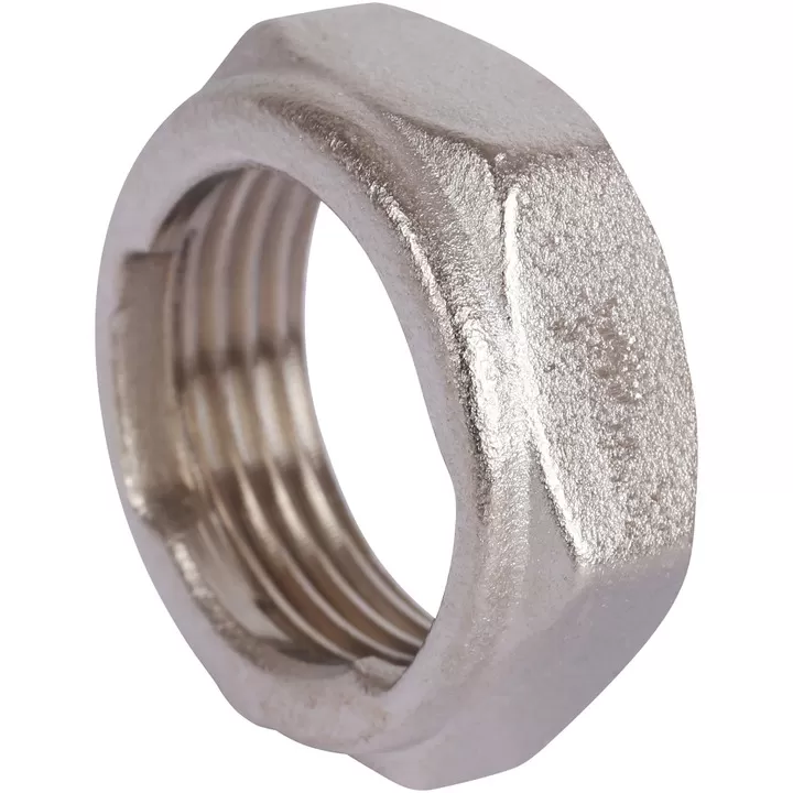 Разъемное соединение Stout с плоским уплотнением, никелированное 3/4"