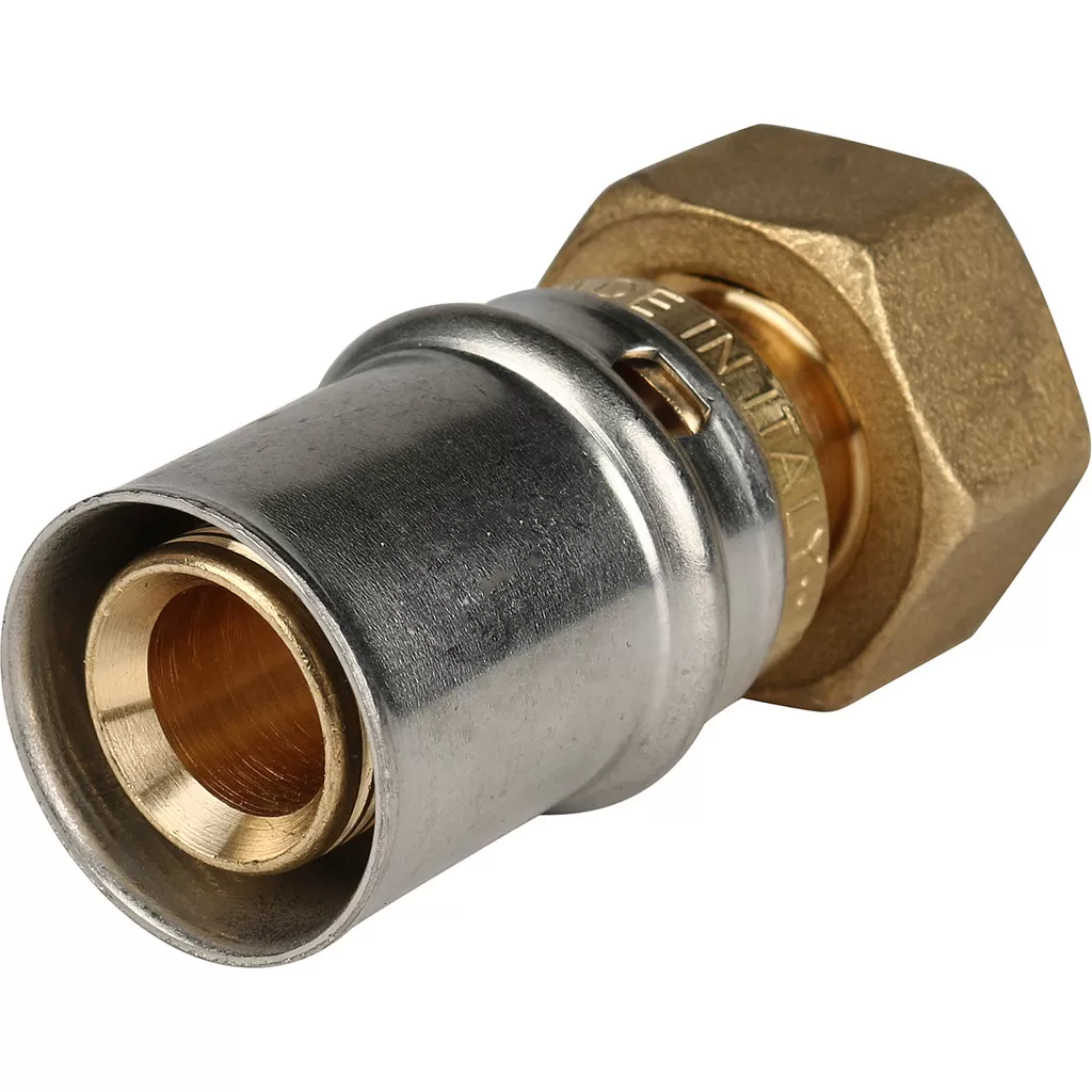 Пресс переходник с накидной гайкой Stout 1/2 x 20