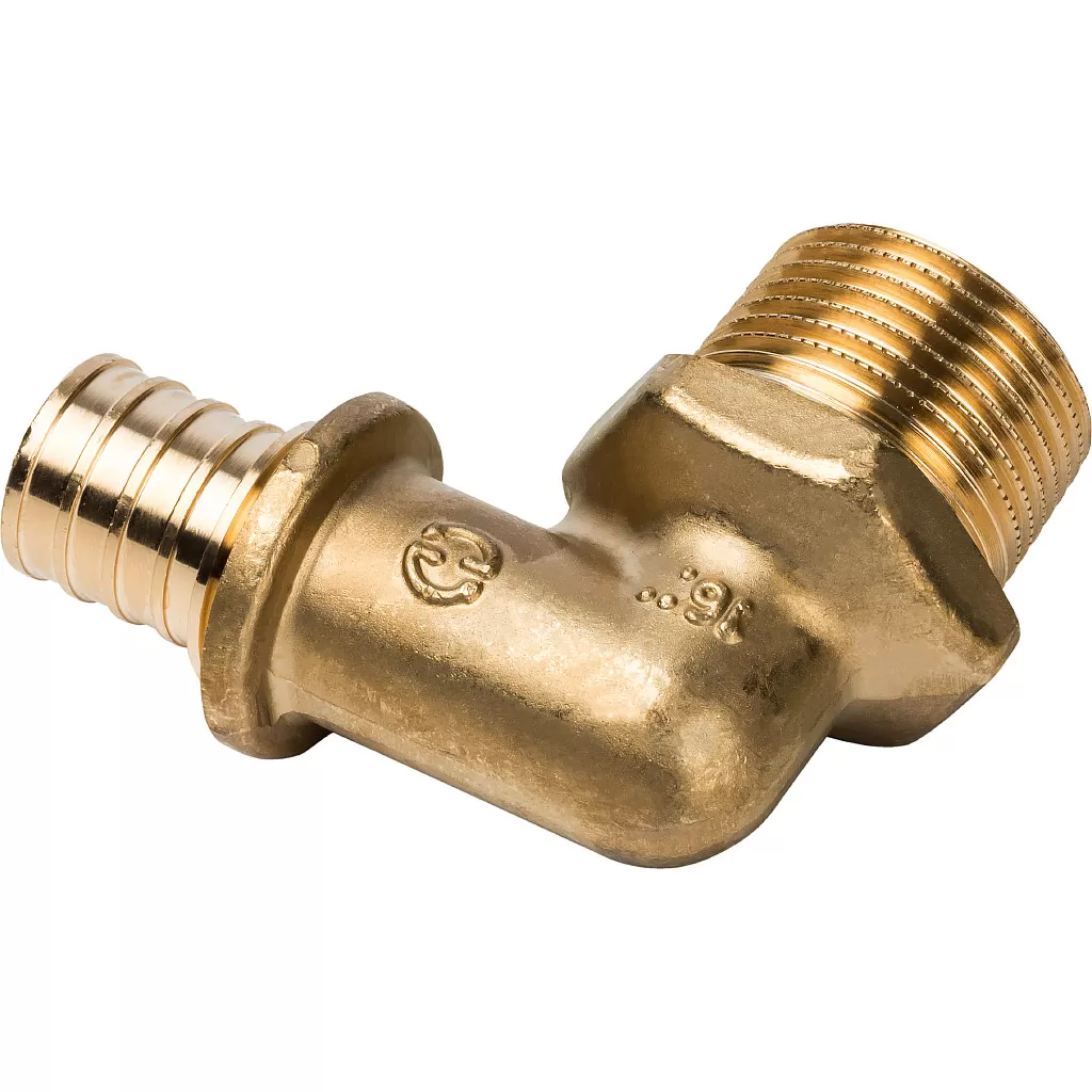 Угольник Stout НР 20x3/4 для труб из сшитого полиэтилена