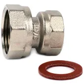 Полусгон TIM с накидной гайкой 3/4x1