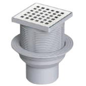 Душевой трап Valfex 100x100 DN50 регулируемый, вертикальный выпуск Душевой трап Valfex 100x100 DN50 регулируемый, вертикальный выпуск