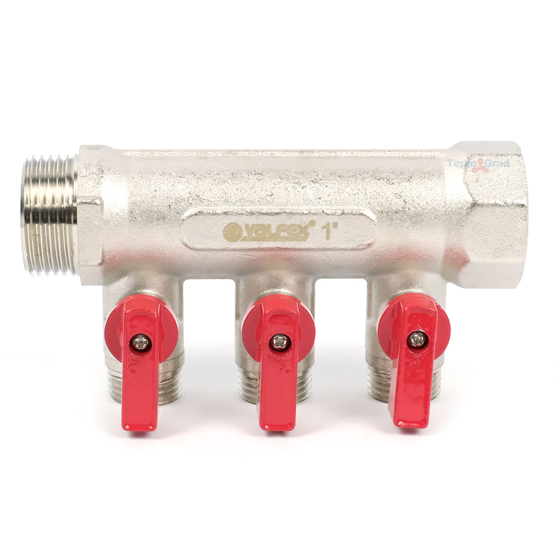 Коллектор Valfex с шаровыми кранами 1x1/2 на 3 выхода