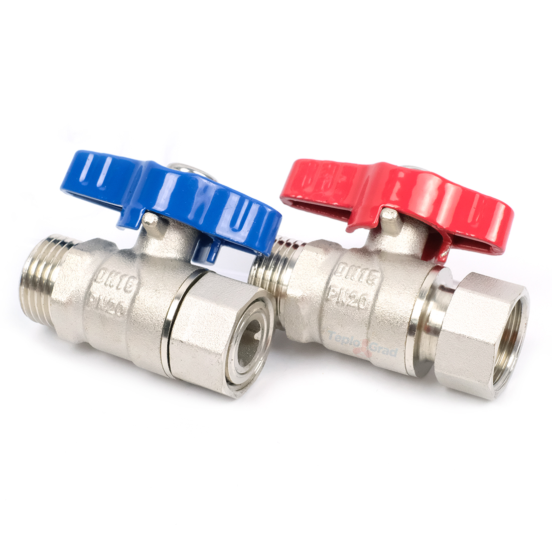 Набор прямых шаровых кранов для газового котла TIM