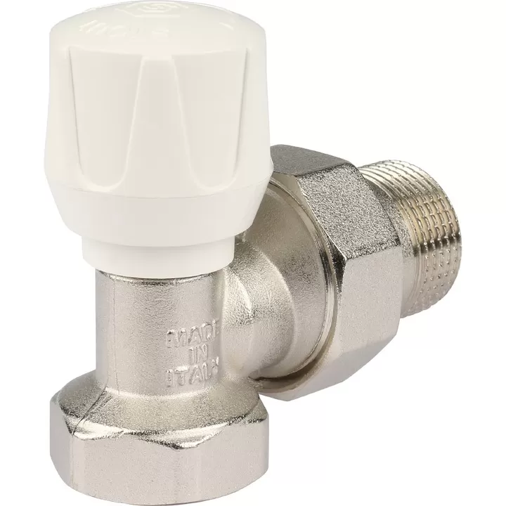 Клапан ручной терморегулирующий Stout, угловой 3/4 Клапан ручной терморегулирующий Stout, угловой 3/4