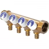 Коллектор регулирующий Uponor Q&E SH 1, 2 отвода 16 мм