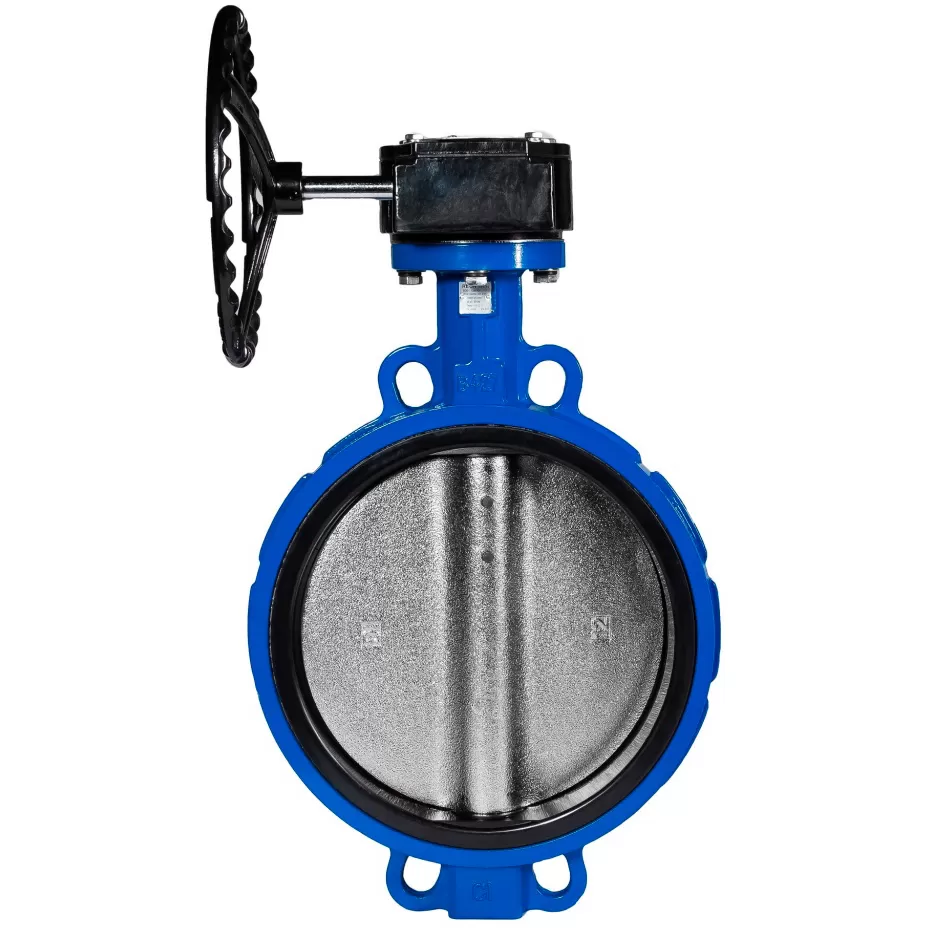 Дисковый поворотный затвор REON тип RSV40 Ду 300, с ручным редуктором, чугун