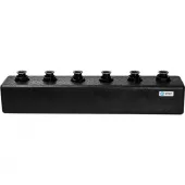 Стальной распределительный коллектор Stout на 3(5) отопительных контура в теплоизоляции DN 25