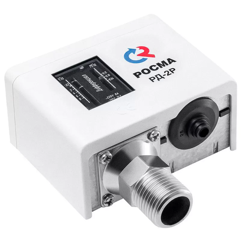 Реле давления Росма РД-2Р-0,8МПа-G1/4 модель 35 (давление от -0,2 до 8 бар)