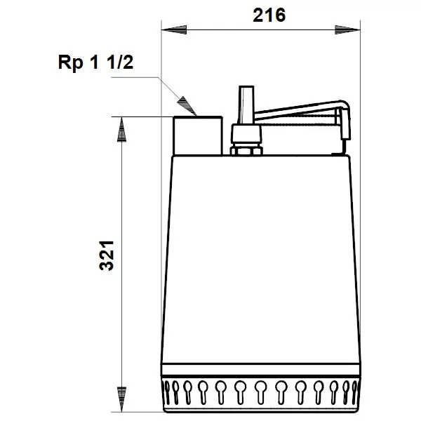 Дренажный насос Grundfos Unilift AP 12.40.04.A3 3x400 - 96023871