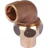 Сгон угловой 15 ВП-ВП Sanha 4096 самоуплотняющийся, бронза 1409615