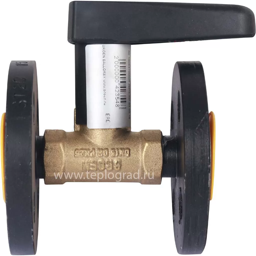 Балансировочный клапан Broen Venturi DRV DN15 PN16 Kvs 1,62 фланцевый